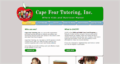 Desktop Screenshot of capefeartutoring.com
